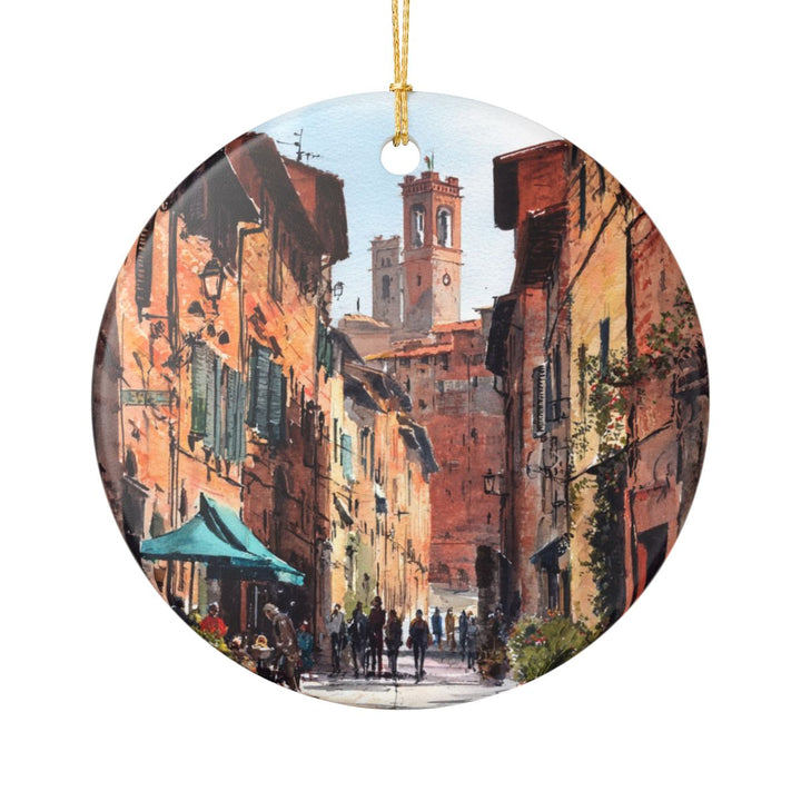 Siena Italy Ornament: Unique Siena Souvenir, Siena Italy Xmas Decor, and Authentic Siena Gift