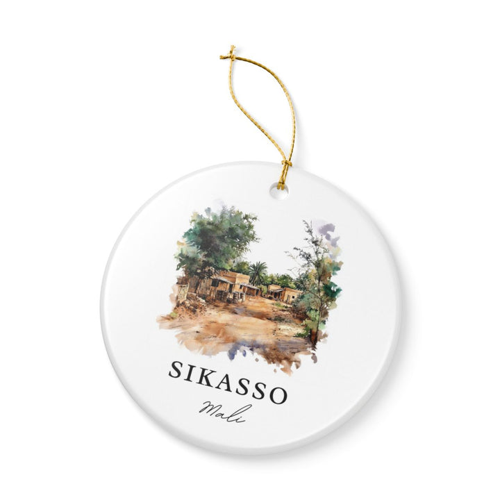 Sikasso Mali Ornament: Unique Sikasso Mali Souvenir, Sikasso Mali Xmas Decor, and Authentic Sikasso Mali Gift