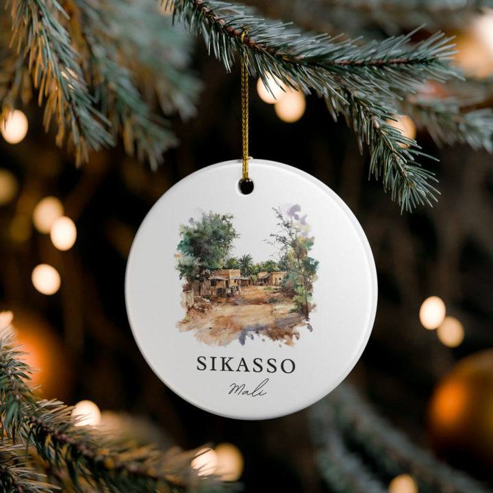 Sikasso Mali Ornament: Unique Sikasso Mali Souvenir, Sikasso Mali Xmas Decor, and Authentic Sikasso Mali Gift