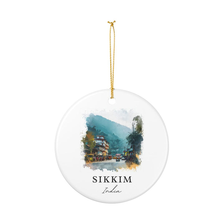 Sikkim India Ornament: Unique Sikkim India Souvenir, Sikkim India Xmas Decor, and Authentic Sikkim India Gift
