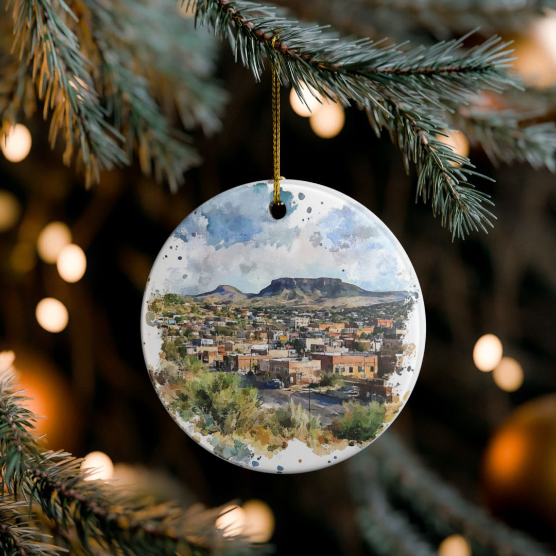 Silver City New Mexico Ornament: Unique Silver City Souvenir, Silver City New Mexico Xmas Decor, and Authentic Silver City Gift