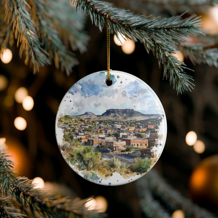 Silver City New Mexico Ornament: Unique Silver City Souvenir, Silver City New Mexico Xmas Decor, and Authentic Silver City Gift