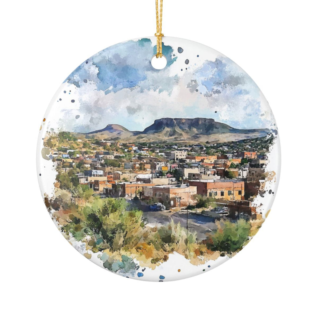 Silver City New Mexico Ornament: Unique Silver City Souvenir, Silver City New Mexico Xmas Decor, and Authentic Silver City Gift
