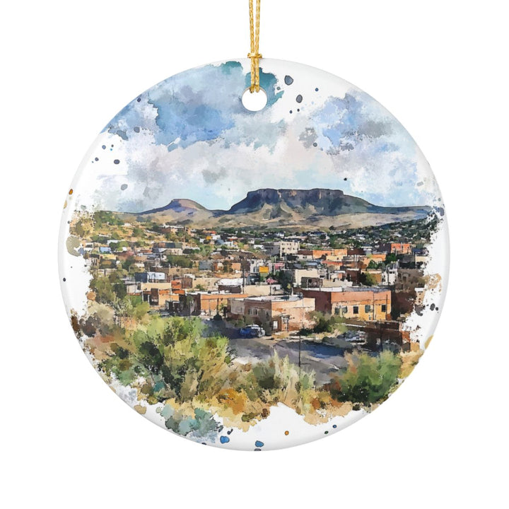 Silver City New Mexico Ornament: Unique Silver City Souvenir, Silver City New Mexico Xmas Decor, and Authentic Silver City Gift