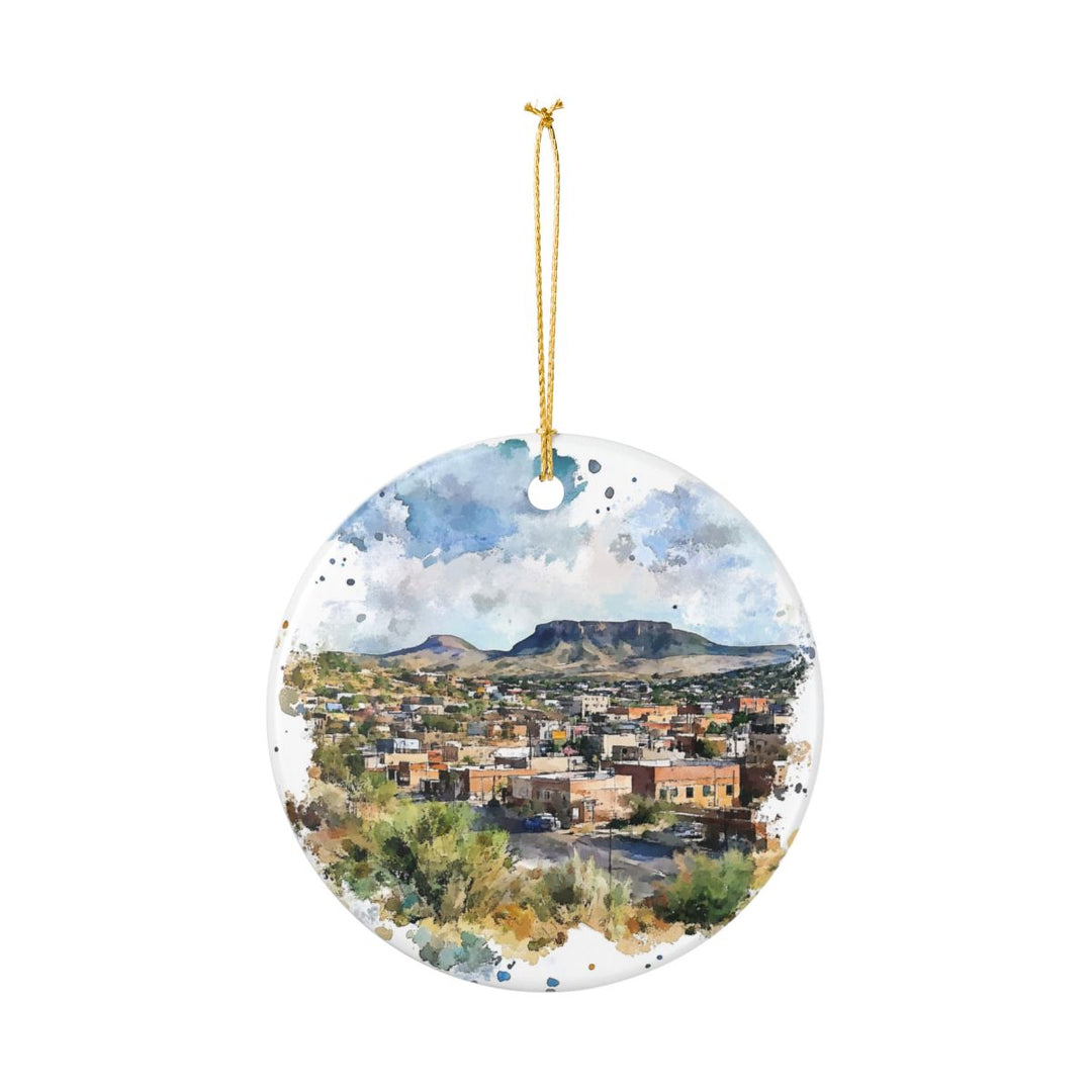 Silver City New Mexico Ornament: Unique Silver City Souvenir, Silver City New Mexico Xmas Decor, and Authentic Silver City Gift