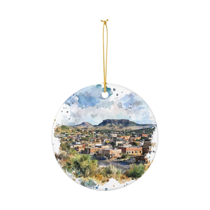 Silver City New Mexico Ornament: Unique Silver City Souvenir, Silver City New Mexico Xmas Decor, and Authentic Silver City Gift
