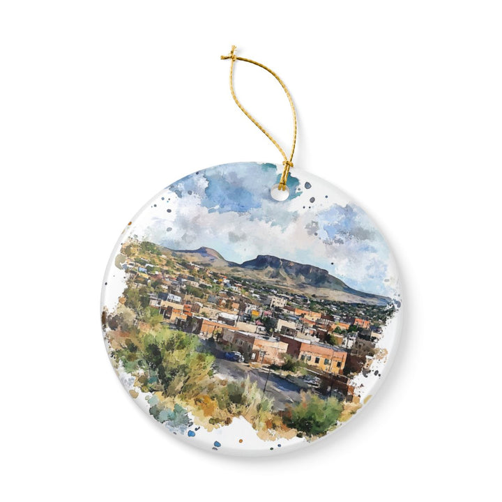 Silver City New Mexico Ornament: Unique Silver City Souvenir, Silver City New Mexico Xmas Decor, and Authentic Silver City Gift