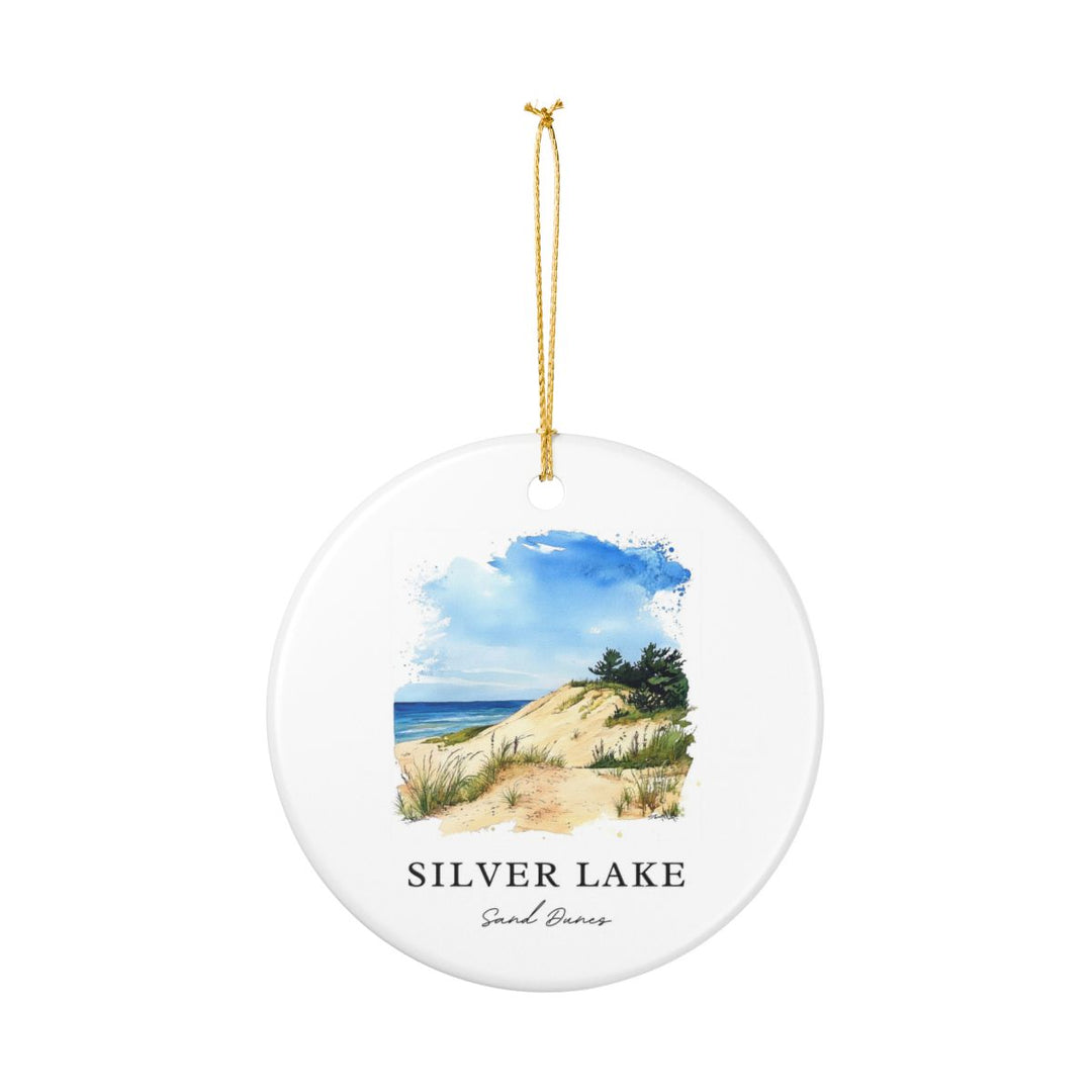Silver Lake Sand Dunes Ornament: Unique Silver Lake Sand Dunes Souvenir, Silver Lake Sand Dunes Xmas Decor, and Authentic Silver Lake Sand Dunes Gift