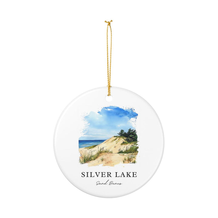 Silver Lake Sand Dunes Ornament: Unique Silver Lake Sand Dunes Souvenir, Silver Lake Sand Dunes Xmas Decor, and Authentic Silver Lake Sand Dunes Gift