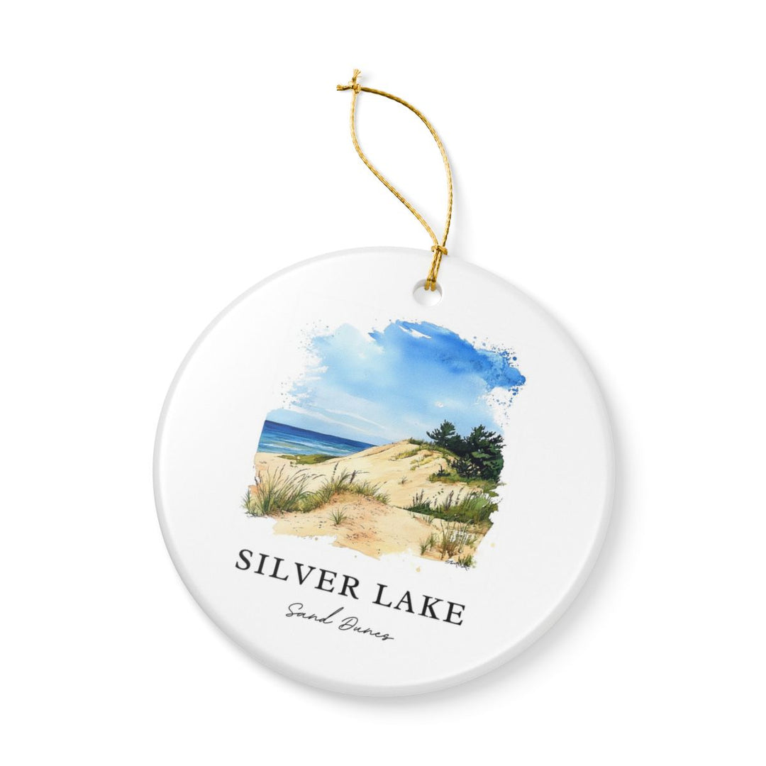 Silver Lake Sand Dunes Ornament: Unique Silver Lake Sand Dunes Souvenir, Silver Lake Sand Dunes Xmas Decor, and Authentic Silver Lake Sand Dunes Gift