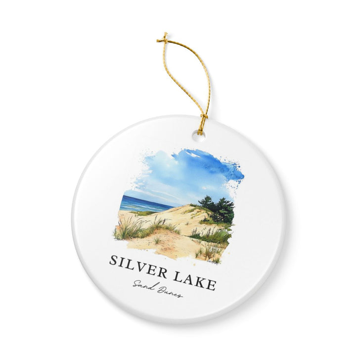 Silver Lake Sand Dunes Ornament: Unique Silver Lake Sand Dunes Souvenir, Silver Lake Sand Dunes Xmas Decor, and Authentic Silver Lake Sand Dunes Gift