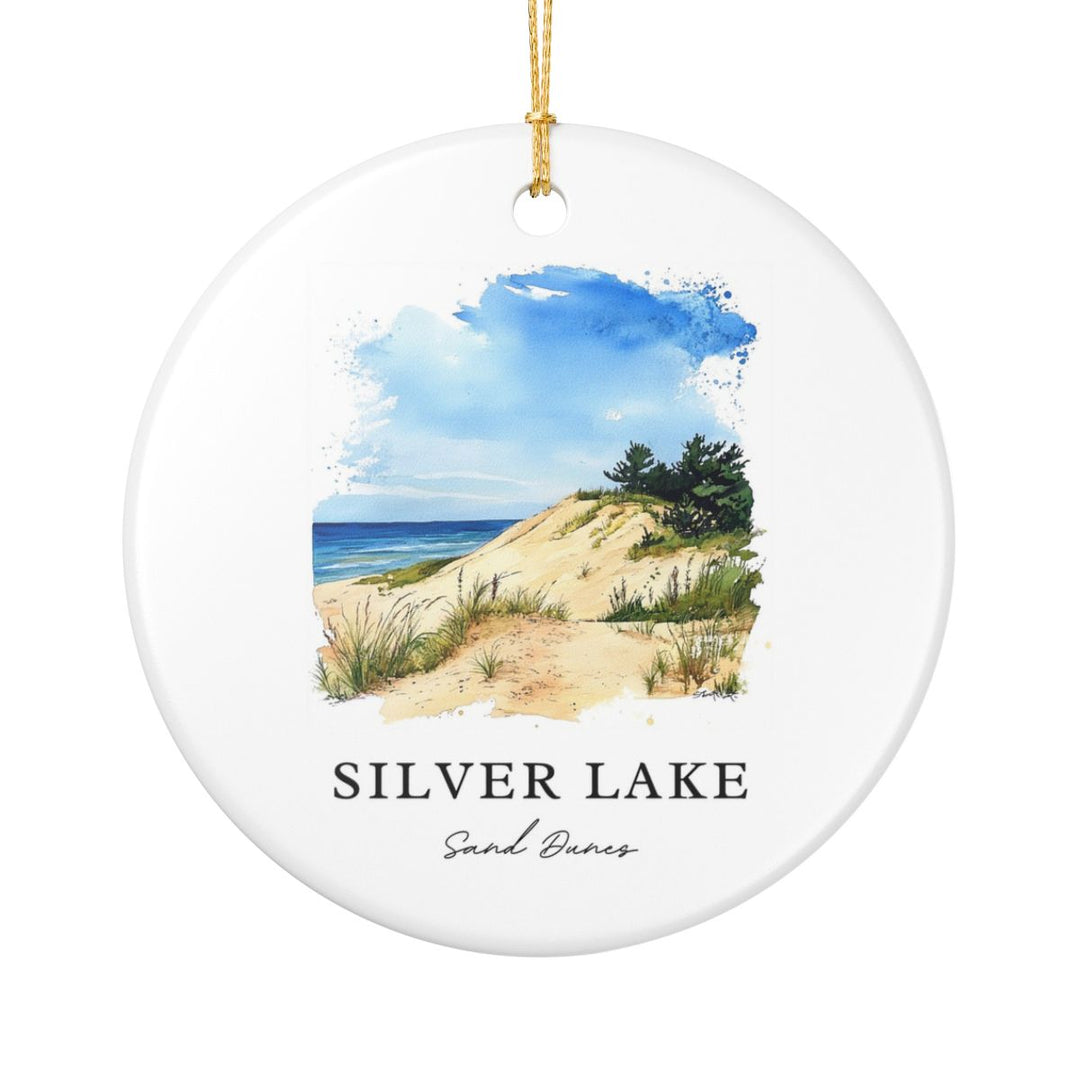 Silver Lake Sand Dunes Ornament: Unique Silver Lake Sand Dunes Souvenir, Silver Lake Sand Dunes Xmas Decor, and Authentic Silver Lake Sand Dunes Gift