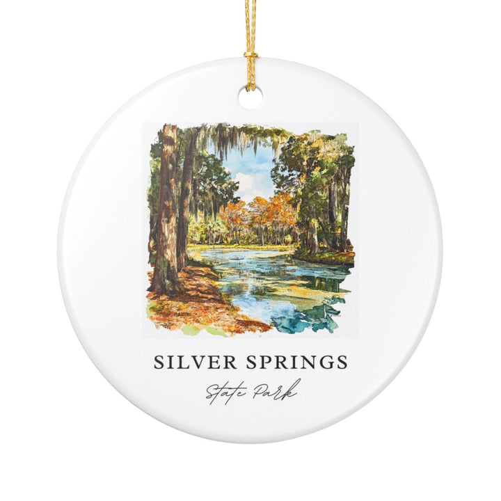 Silver Springs State Park Florida Ornament | Christmas Travel Gift