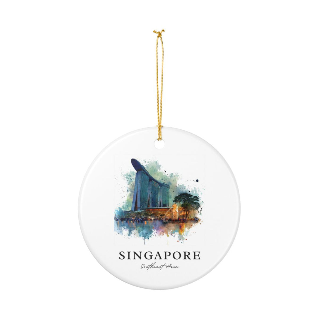 Singapore Ornament | Christmas Travel Souvenir Gift