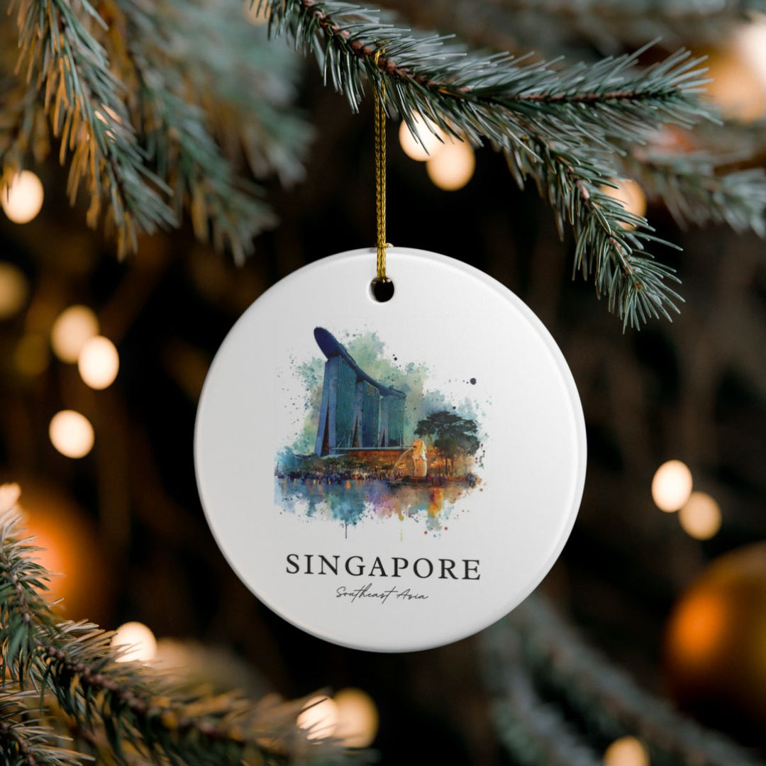 Singapore Ornament | Christmas Travel Souvenir Gift