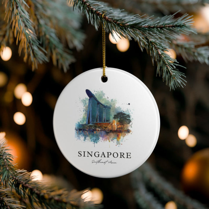 Singapore Ornament | Christmas Travel Souvenir Gift