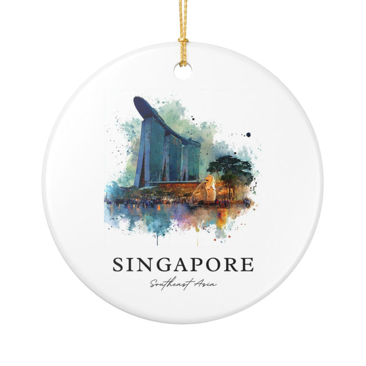Singapore Ornament | Christmas Travel Souvenir Gift