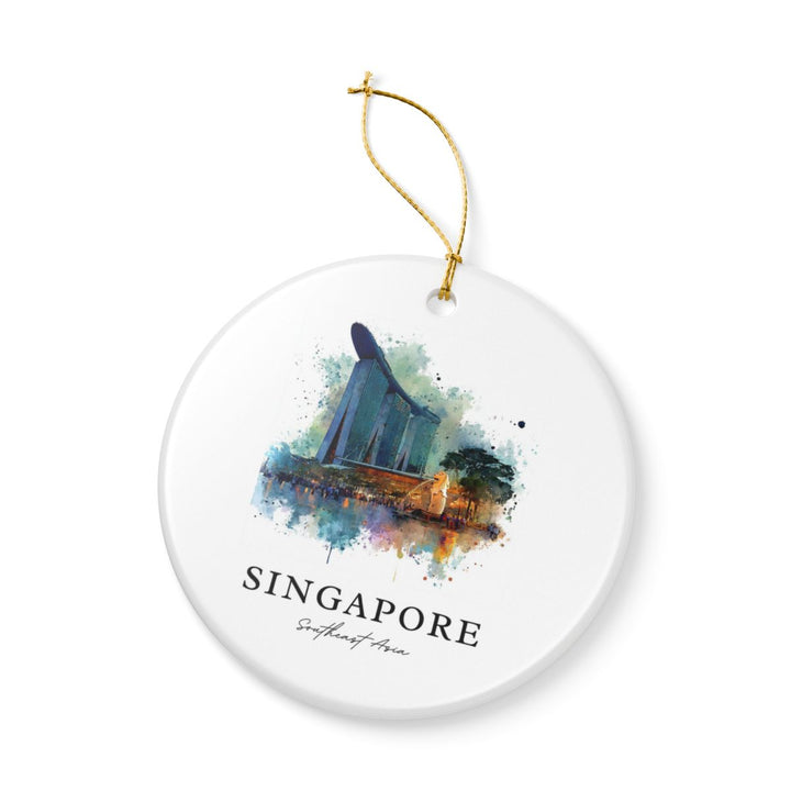 Singapore Ornament | Christmas Travel Souvenir Gift