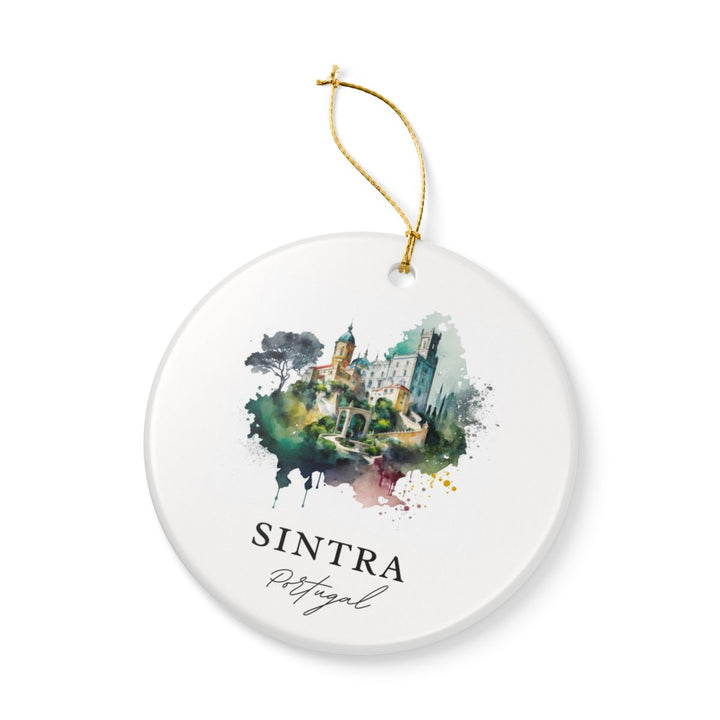 Sintra Portugal Ornament: Unique Sintra Souvenir, Sintra Portugal Xmas Decor, and Authentic Sintra Gift