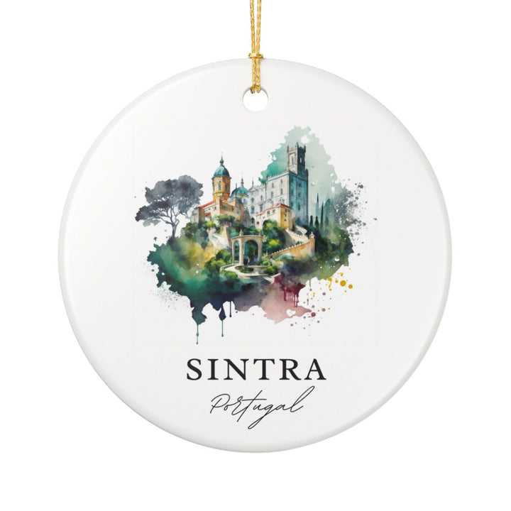 Sintra Portugal Ornament: Unique Sintra Souvenir, Sintra Portugal Xmas Decor, and Authentic Sintra Gift