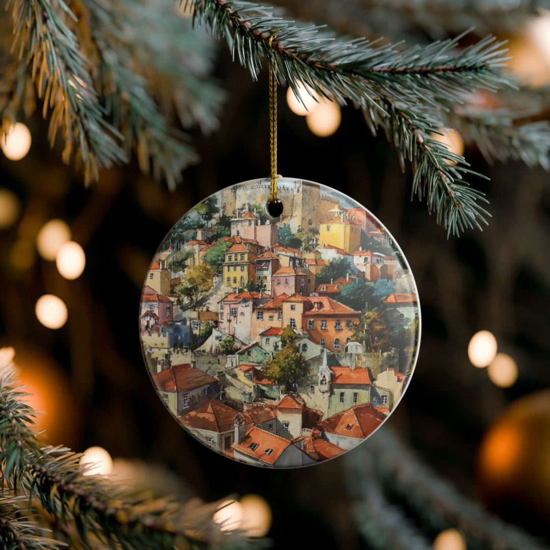 Sintra Portugal Ornament: Unique Sintra Souvenir, Sintra Portugal Xmas Decor, and Authentic Sintra Gift