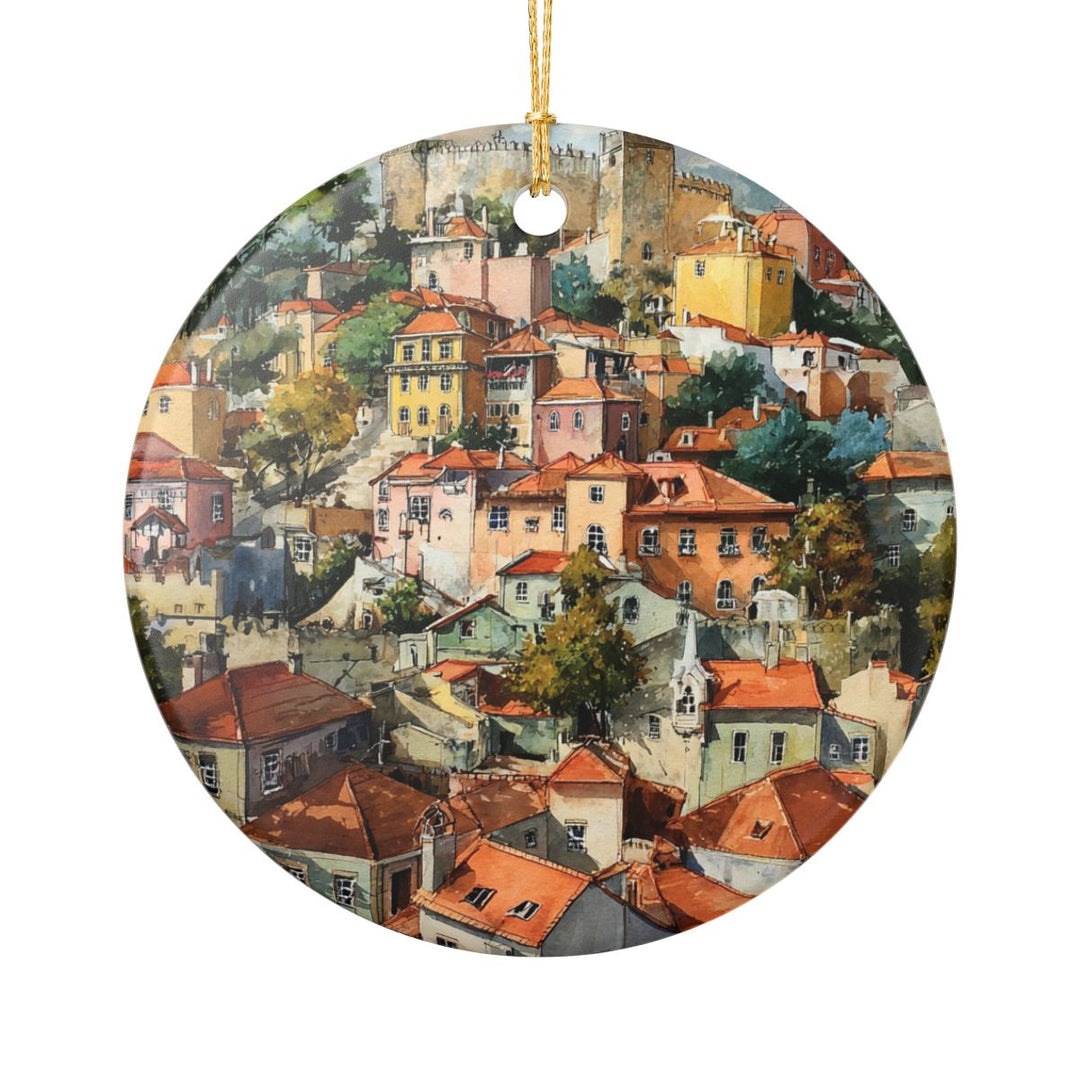 Sintra Portugal Ornament: Unique Sintra Souvenir, Sintra Portugal Xmas Decor, and Authentic Sintra Gift