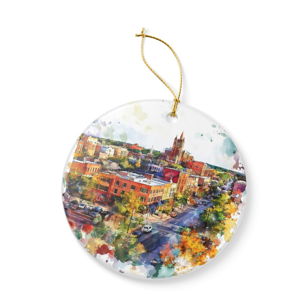 Sioux City Ornament: Unique Sioux City Souvenir, Sioux City Xmas Decor, and Authentic Sioux City Gift