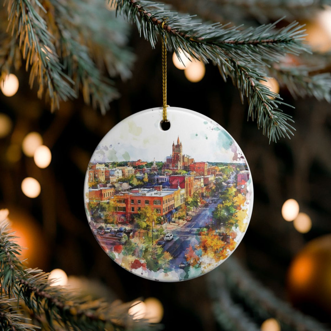 Sioux City Ornament: Unique Sioux City Souvenir, Sioux City Xmas Decor, and Authentic Sioux City Gift