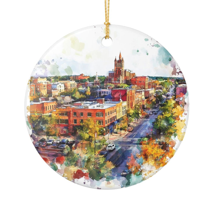 Sioux City Ornament: Unique Sioux City Souvenir, Sioux City Xmas Decor, and Authentic Sioux City Gift