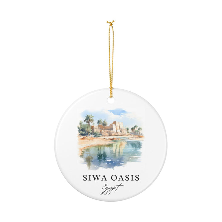 Siwa Oasis Egypt Ornament: Unique Siwa Oasis Souvenir, Siwa Oasis Egypt Xmas Decor, and Authentic Siwa Oasis Gift