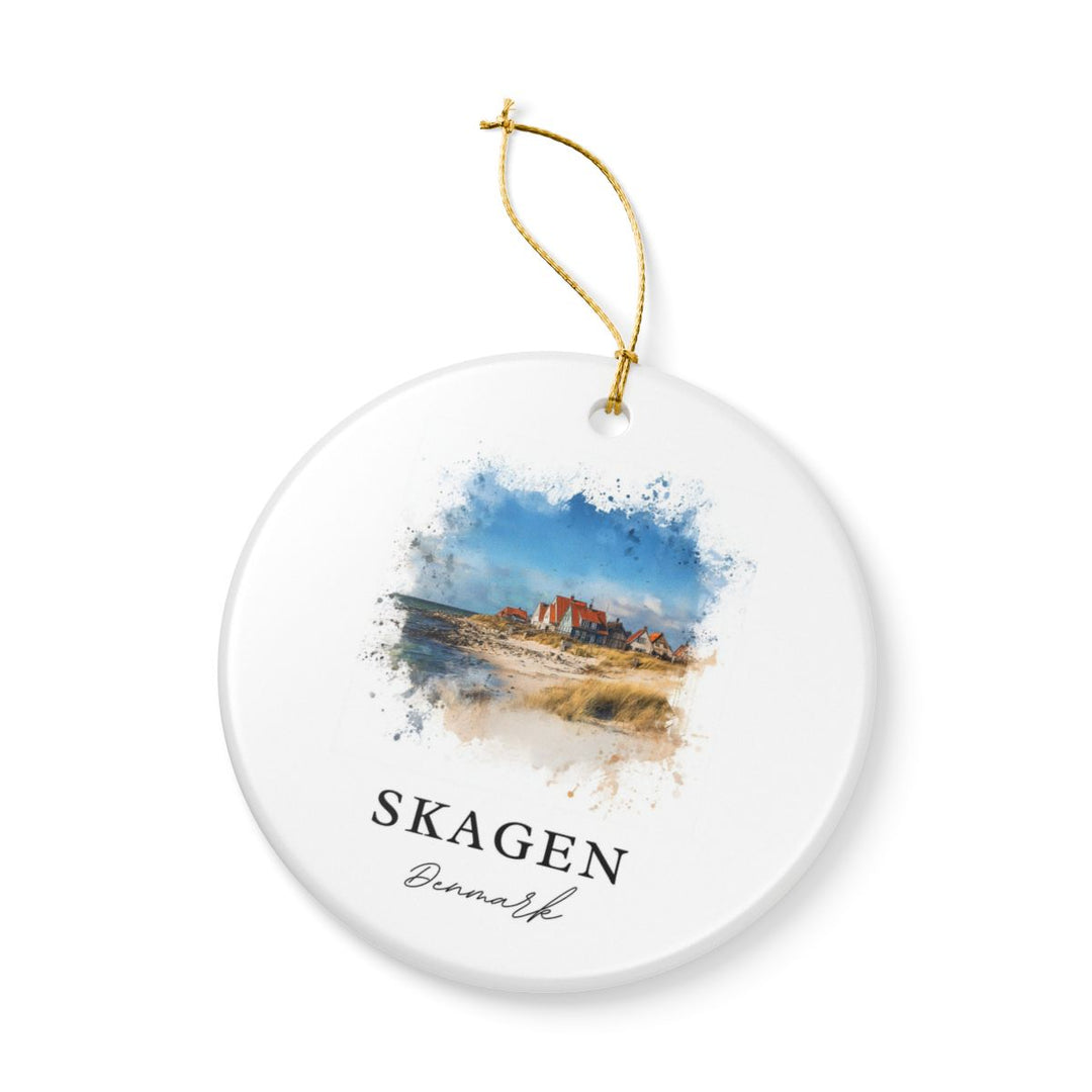Skagen Denmark Ornament: Unique Skagen Souvenir, Skagen Denmark Xmas Decor, and Authentic Skagen Gift