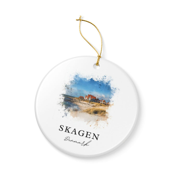 Skagen Denmark Ornament: Unique Skagen Souvenir, Skagen Denmark Xmas Decor, and Authentic Skagen Gift