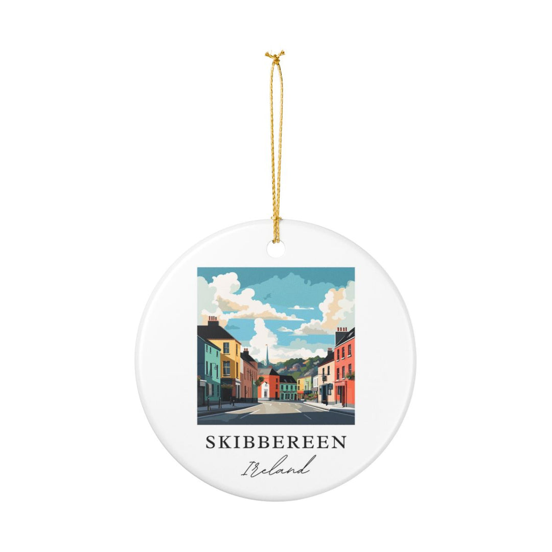 Skibbereen Ireland Ornament: Unique Skibbereen Ireland Souvenir, Skibbereen Ireland Xmas Decor, and Authentic Skibbereen Ireland Gift