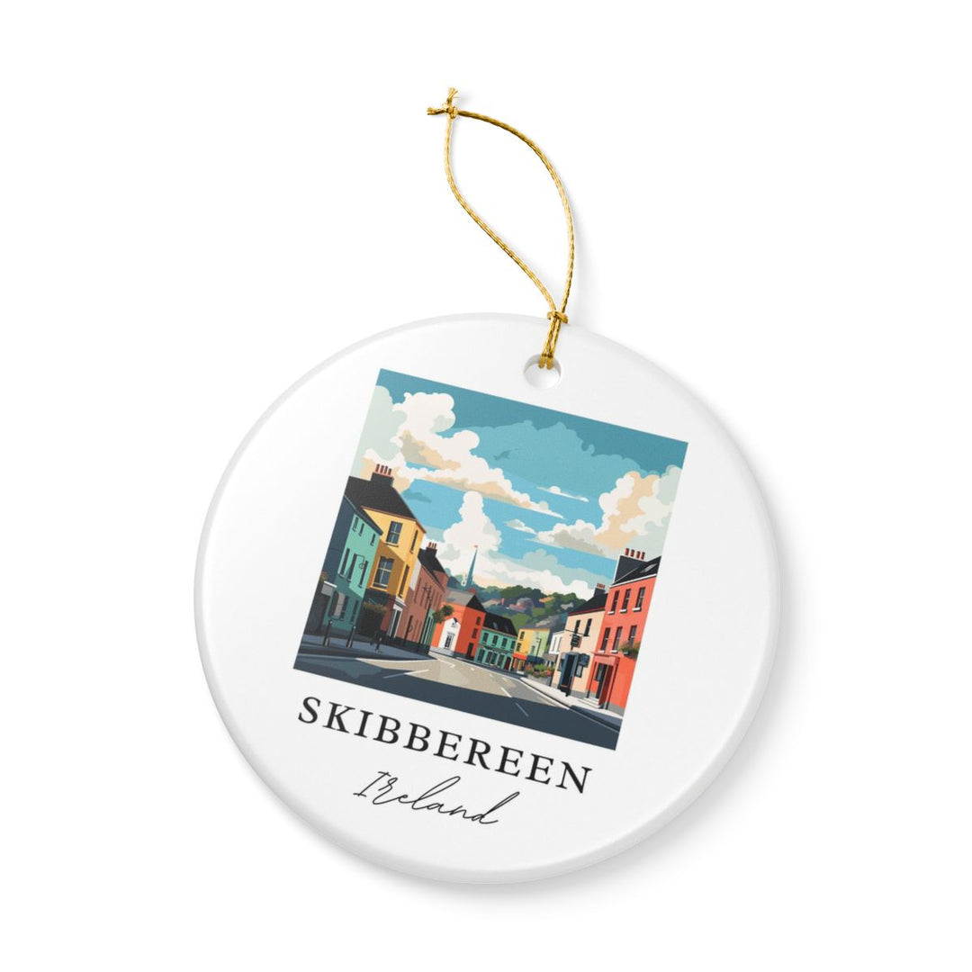 Skibbereen Ireland Ornament: Unique Skibbereen Ireland Souvenir, Skibbereen Ireland Xmas Decor, and Authentic Skibbereen Ireland Gift