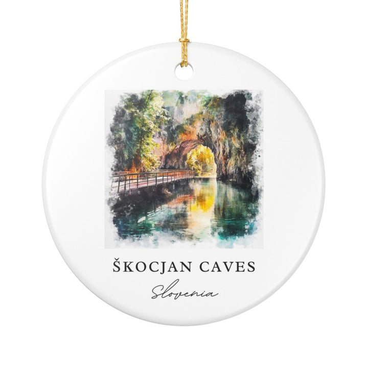 Skocjan Caves Slovenia Ornament: Unique Skocjan Caves Souvenir, Skocjan Caves Slovenia Xmas Decor, and Authentic Skocjan Caves Gift