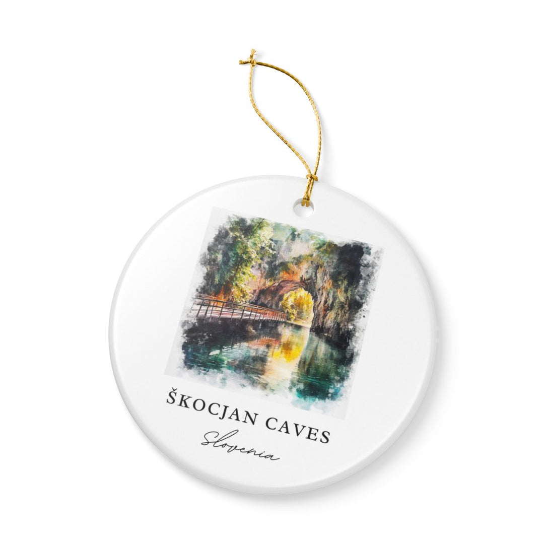 Skocjan Caves Slovenia Ornament: Unique Skocjan Caves Souvenir, Skocjan Caves Slovenia Xmas Decor, and Authentic Skocjan Caves Gift
