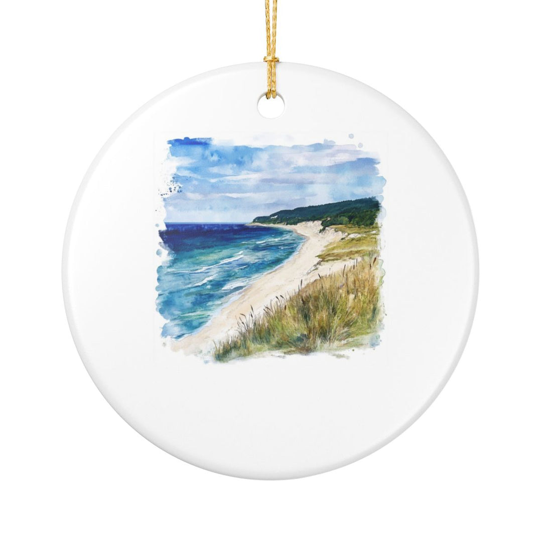 Sleeping Bear Dunes USA Ornament: Unique Sleeping Bear Dunes Souvenir, Sleeping Bear Dunes USA Xmas Decor, and Authentic Sleeping Bear Dunes Gift