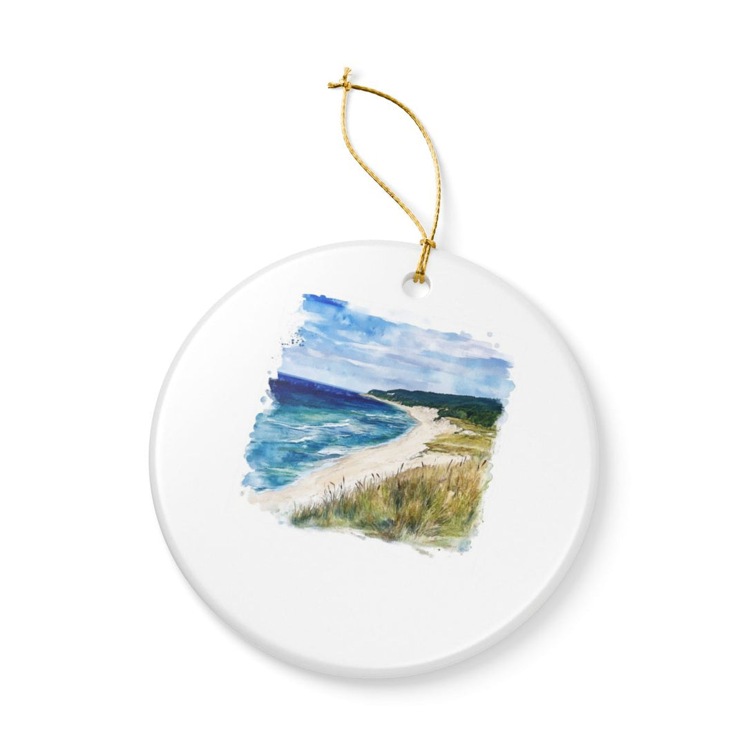 Sleeping Bear Dunes USA Ornament: Unique Sleeping Bear Dunes Souvenir, Sleeping Bear Dunes USA Xmas Decor, and Authentic Sleeping Bear Dunes Gift