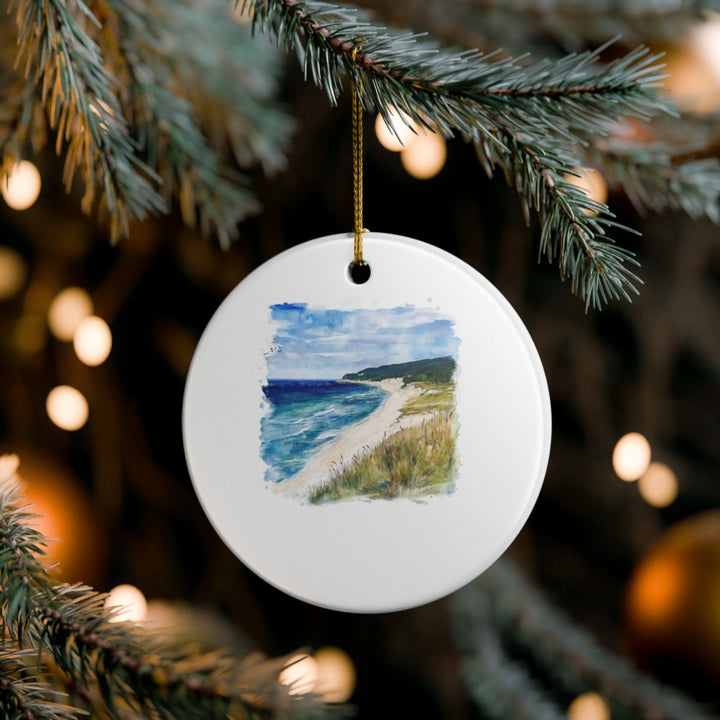 Sleeping Bear Dunes USA Ornament: Unique Sleeping Bear Dunes Souvenir, Sleeping Bear Dunes USA Xmas Decor, and Authentic Sleeping Bear Dunes Gift