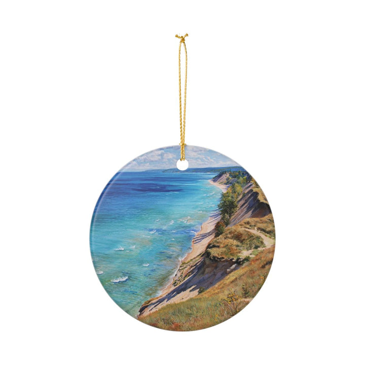 Sleeping Bear Dunes Michigan USA Ornament: Unique Sleeping Bear Dunes Souvenir, Sleeping Bear Dunes Michigan Xmas Decor, and Authentic Sleeping Bear Dunes Gift