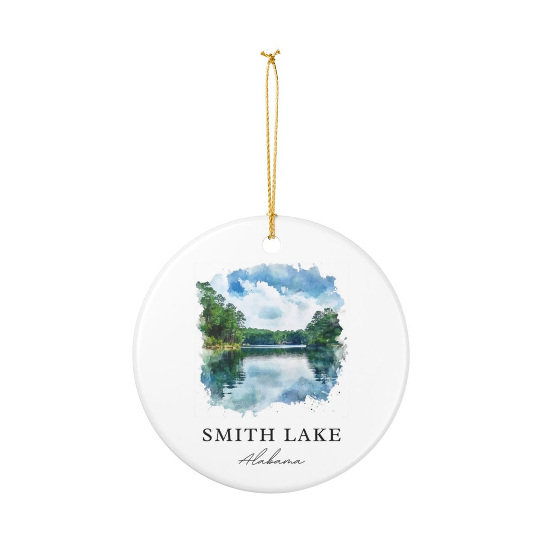 Smith Lake Alabama USA Ornament: Unique Smith Lake Souvenir, Smith Lake Alabama Xmas Decor, and Authentic Smith Lake Gift