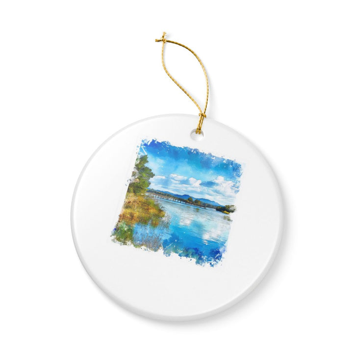 Smith Mountain Lake Ornament: Unique Smith Mountain Lake Souvenir, Smith Mountain Lake Xmas Decor, and Authentic Smith Mountain Lake Gift