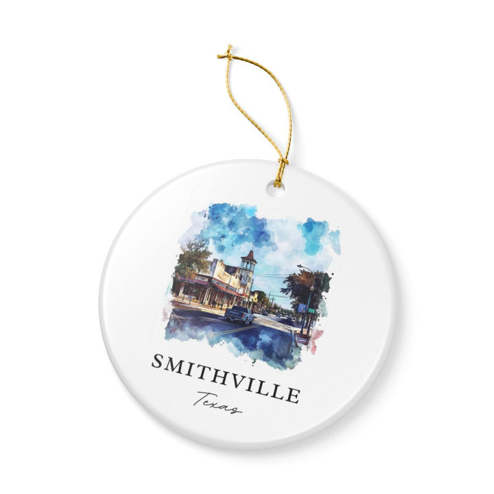 Smithville Texas USA Ornament: Unique Smithville Souvenir, Smithville Texas Xmas Decor, and Authentic Smithville Gift
