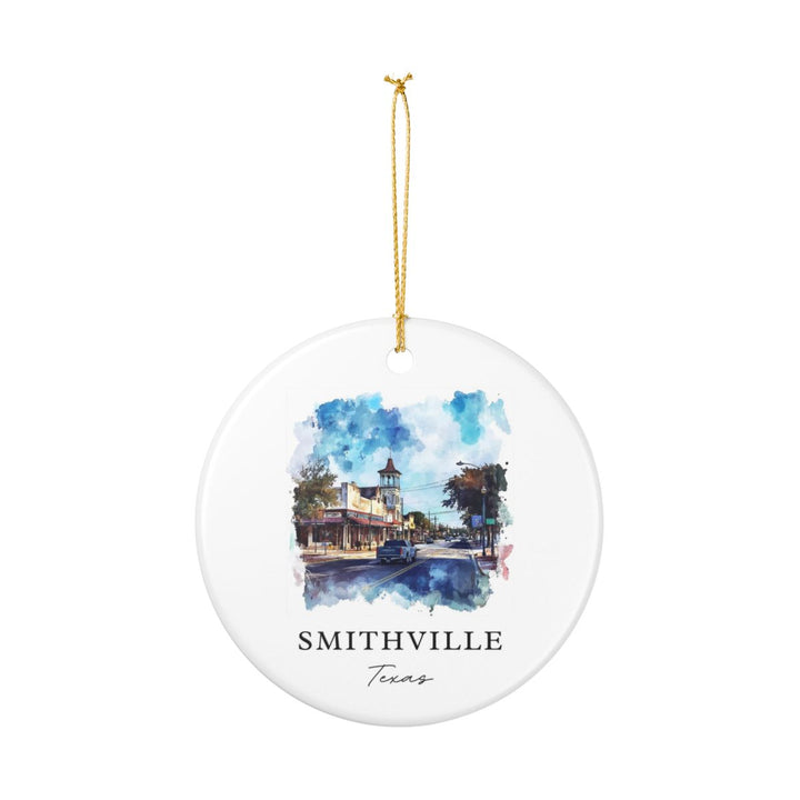 Smithville Texas USA Ornament: Unique Smithville Souvenir, Smithville Texas Xmas Decor, and Authentic Smithville Gift