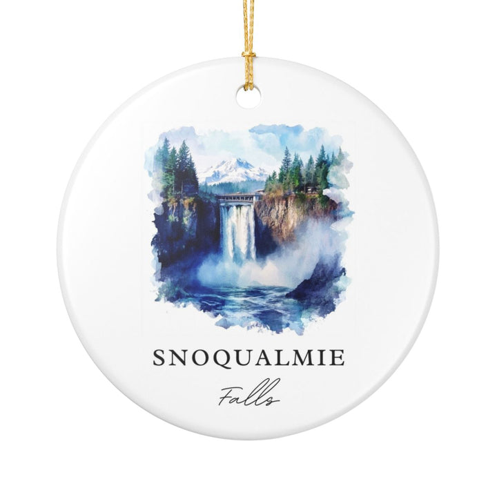 Snoqualmie Falls Ornament | Christmas Travel Souvenir Gift