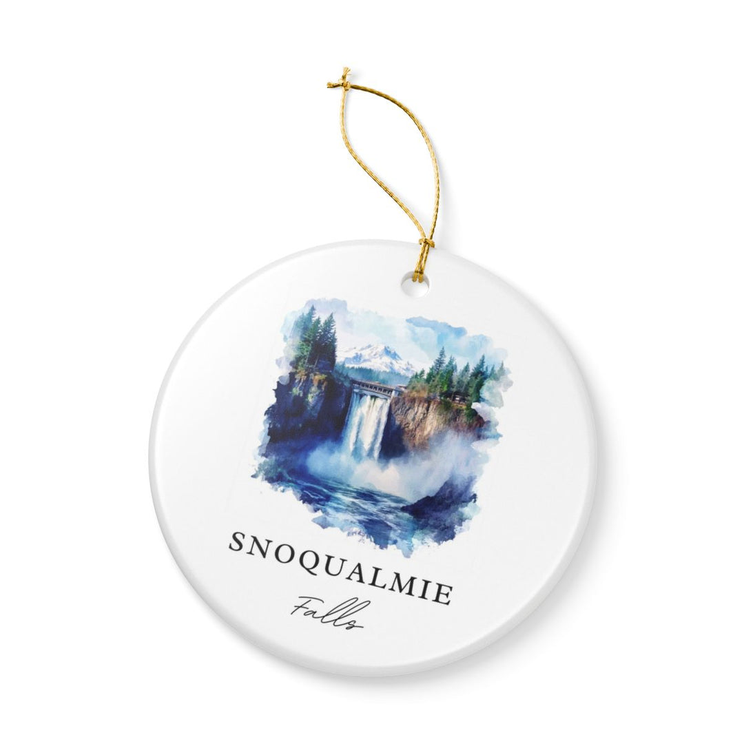 Snoqualmie Falls Ornament | Christmas Travel Souvenir Gift