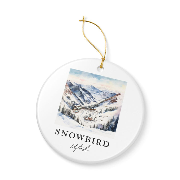 Snowbird Ski Area Utah Ornament: Unique Snowbird Ski Area Souvenir, Snowbird Ski Area Utah Xmas Decor, and Authentic Snowbird Ski Area Gift