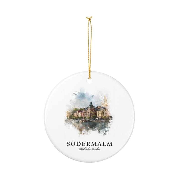 Södermalm Sweden Ornament: Unique Södermalm Souvenir, Södermalm Sweden Xmas Decor, and Authentic Södermalm Gift