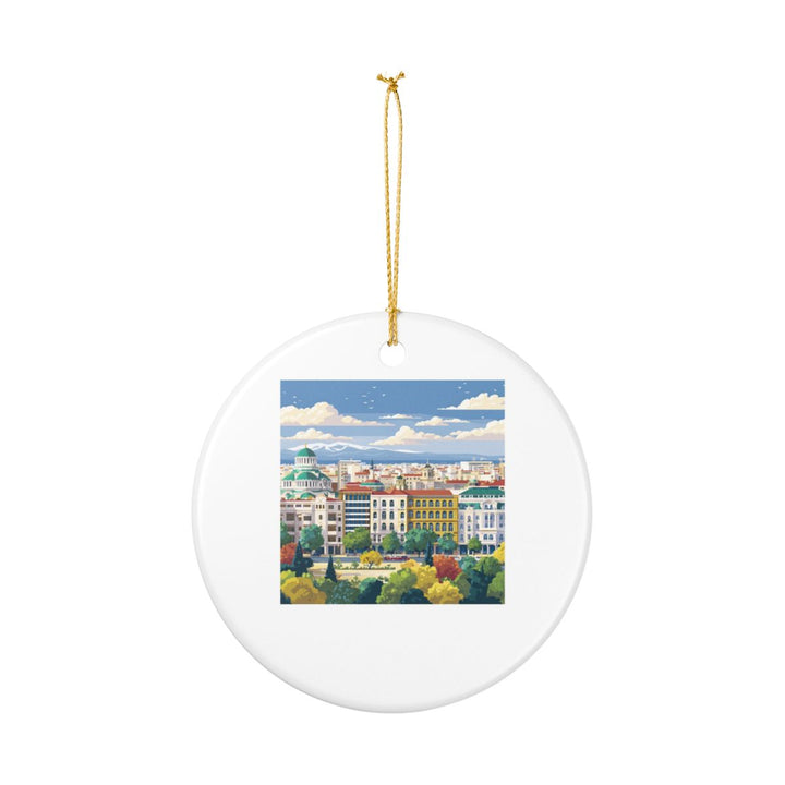 Sofia Bulgaria Ornament: Unique Sofia Souvenir, Sofia Bulgaria Xmas Decor, and Authentic Sofia Gift