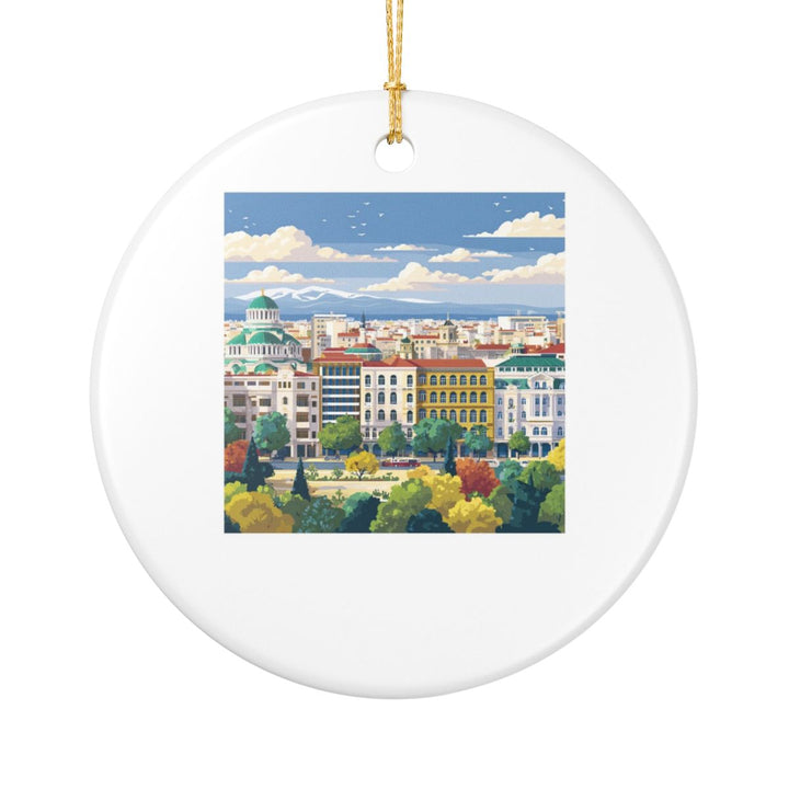 Sofia Bulgaria Ornament: Unique Sofia Souvenir, Sofia Bulgaria Xmas Decor, and Authentic Sofia Gift